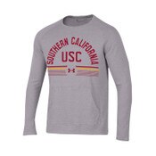 USC Trojans Men's Gray SoCal Aviator Waffle Long Sleeve T-Shirt